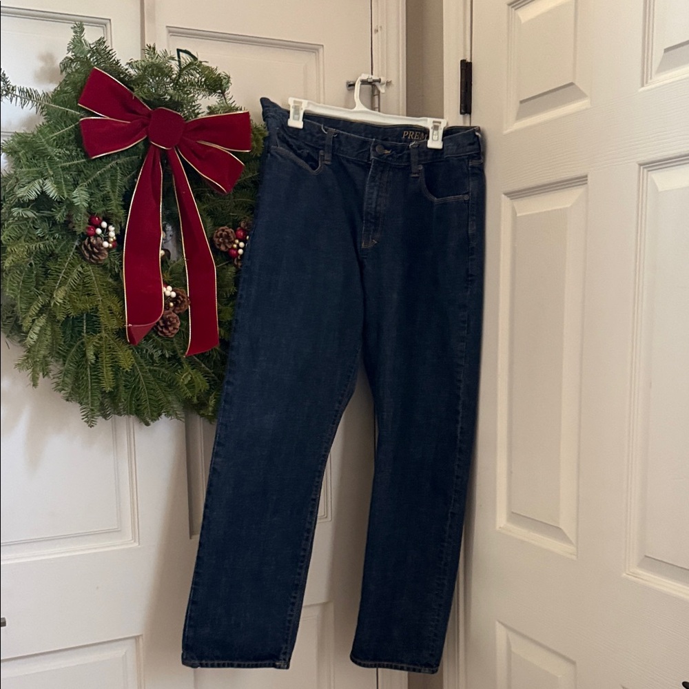 GAP Men's Dark Blue Straight Jeans